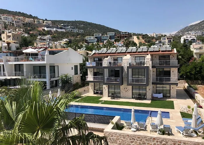 Daire Stone House Aparts 2 1 Mit Poolterrasse No 2 Kalkan